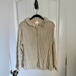 Beige Blouse fits xs to s